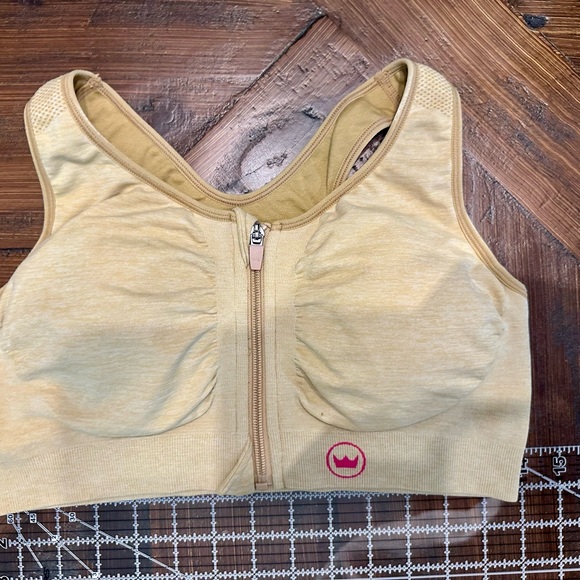 SHEFIT Beige Sports Bra, 3 Luxe, EEUC - Picture 4 of 4